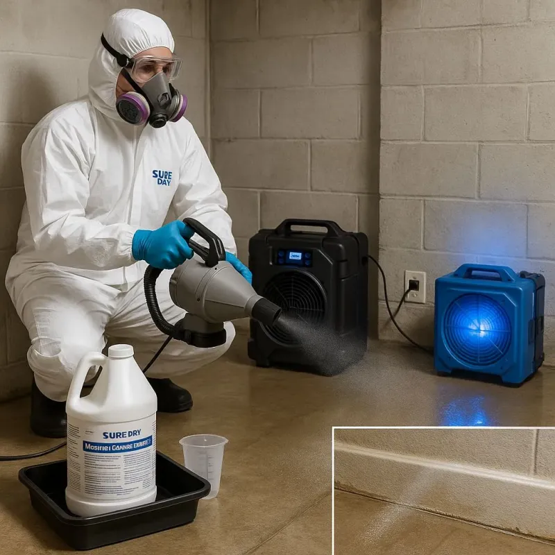 Sanitization and Odor Removal process in Franklin County, PA